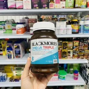 VIÊN UỐNG OMEGA TRIPLE BLACKMORES HÀM LƯỢNG DẦU CÁ GẤP 3 LẦN - 150VIÊN ( ÚC)