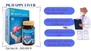 VIÊN UỐNG THẢI ĐỘC VÀ BẢO VỆ GAN PK HAPPY LIVER - 30 VIÊN