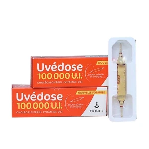 VITAMIN D3 UVEDOSE 100.000IU PHÁP - BỔ SUNG VITAMIN D, TĂNG HẤP THU CANXI