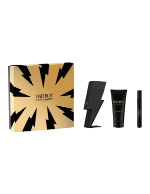 Set Carolina Herrera Bad Boy Le Parfum (EDP 100ml, Mini 10ml, Showergel 100ml)