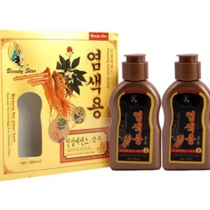 BỘ 02 CHAI DẦU GỘI ĐEN TÓC THẢO DƯỢC BEAUTY STAR-HÀN QUỐC