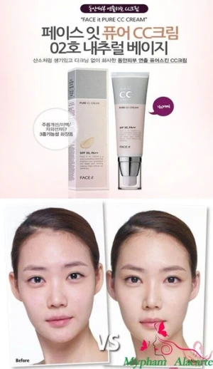 KEM CC TRỊ NÁM PURE CREAM THE FACE SHOP