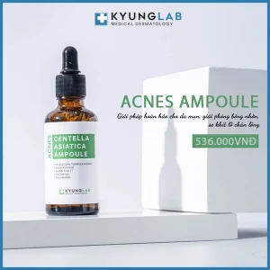 TẶNG SAMPLE TINH CHẤT GIẢM MỤN KYUNG LAB ACNES CENTELLA ASIATICA AMPOULE 50ml