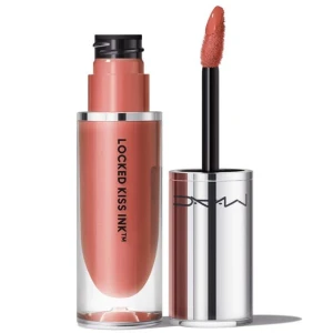 Son Kem MAC Locked Kiss Ink 24HR Lipcolour 67 Meticulous – Màu Cam Hồng Sữa