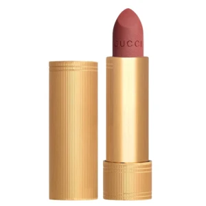 Son Lì Gucci Rouge À Lèvres Voile Mat 217 Valeria Rose - Màu Hồng Cam Đất