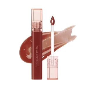 Son Tint Bóng Black Rouge Half N Half Water Glow HG08 - Màu Đỏ Nâu