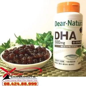 Bổ não DHA Dear Natura 500mg Muốn khỏe não, phải nhớ DHA