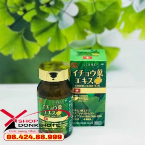 Bổ não Ngừa đột quỵ Ichoha Ekisu Plus Nhật Bản 90 viên