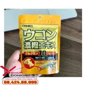 Bột nghệ giải rượu Orihiro Chống say, bảo vệ gan hiệu quả