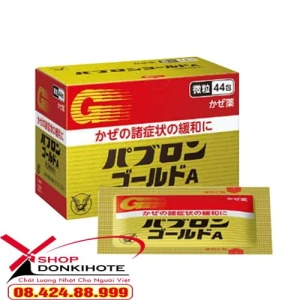 Bột uống hỗ trợ điều trị cảm cúm Taisho Pabron Gold 44 gói