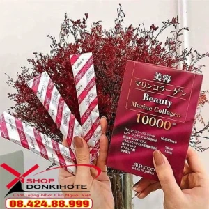 Collagen beauty marine 10000mg hộp 15 gói của Nhật Bản
