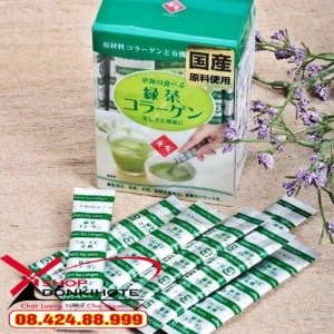 Collagen hanamai trà xanh hộp 30 gói