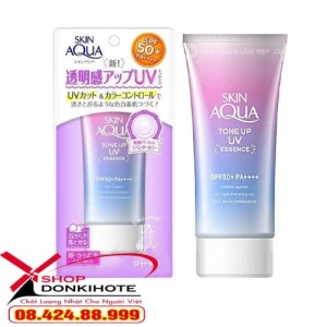 Kem chống nắng Skin Aqua Tone Up Nhật Bản nâng tông da hiệu quả