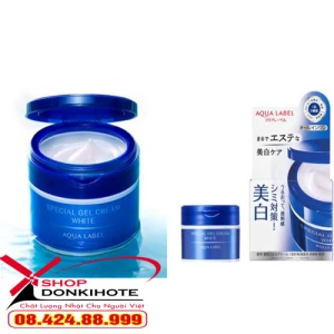 Kem dưỡng Aqualabel xanh mẫu mới của Nhật