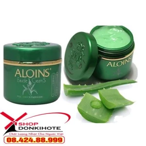 Kem dưỡng da toàn thân lô hội Aloins kem xanh Aloins Nhật Bản