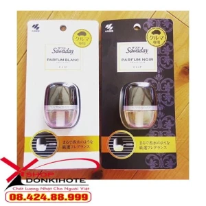 Nước hoa ô tô Sawaday Parfum Blanc 6ml Nhật Bản chính hãng uy tín
