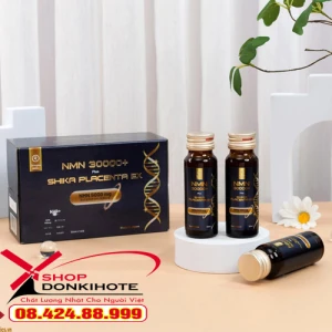 Nước uống NMN 30000 Plus Shika Placenta EX 50ml x 10 chai Nhật Bản