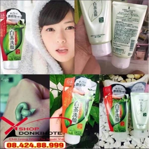 Sữa rửa mặt trà xanh Shirochasou Green Tea Foam Nhật Bản tốt không?
