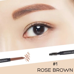 Chì Kẻ Mày Ngang Thế Hệ Mới Innisfree Auto Eyebrow Pencil - Rose Brown