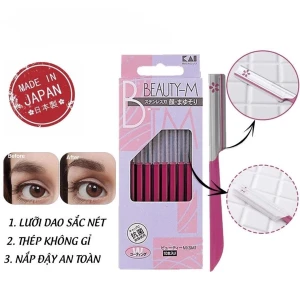 Dao Cạo Chân Mày, Lông Mặt Nhật Bản Kai Beauty-M Razor