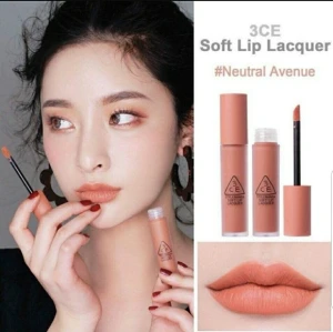 Son 3CE Kem Soft Lip Lacquer Màu Neutral Avenue
