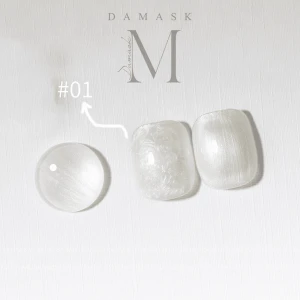 Sơn móng gel lạnh ngọc trai DAMASK - NT01 giống trắng gương