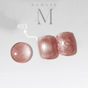 Sơn móng gel lạnh ngọc trai DAMASK - NT03 giống trắng gương