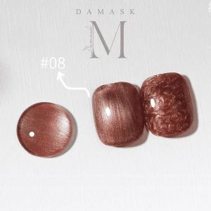 Sơn móng gel lạnh ngọc trai DAMASK - NT08 giống trắng gương