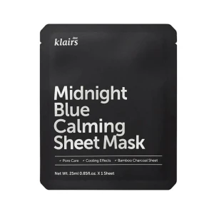 Mặt nạ làm dịu da Klairs Mignight Blue Calming Sheet Mask