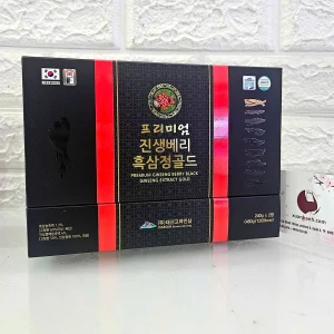 Cao hắc sâm Daesan thượng hạng, hỗ trợ điều trị K, hộp gỗ gồm 2 lọ, mỗi lọ 240g