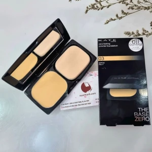 Phấn phủ Kanebo Kate The Base Zero Oil Control kiểm soát dầu, lì mịn, #03 - sáng ấm (new)