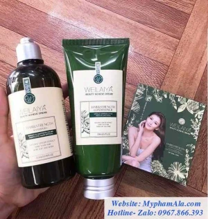 BỘ DẦU GỘI DẦU XẢ GỪNG WEILAIYA 4in1 ( Hongkong )
