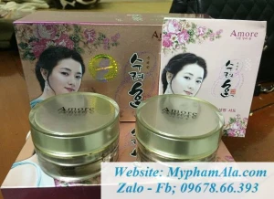 BỘ KEM ĐẶC TRỊ NÁM TÀN NHANG DƯỠNG TRẮNG DA CAO CẤP AMORE 2IN1