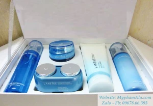 BỘ MỸ PHẨM CAO CẤP DƯỠNG TRẮNG, SE KHÍT LỖ CHÂN LÔNG, CÂN BẰNG ĐỘ ẨM, CHỐNG LÃO HÓA DA LANEIGE 6IN1