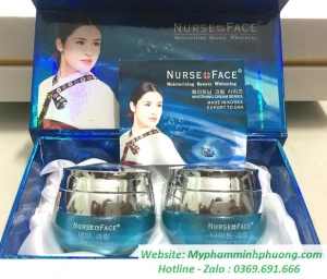 BỘ MỸ PHẨM TRẮNG DA, TRỊ NÁM, TÀN NHANG NURSE FACE NGỌC TRAI 2IN1