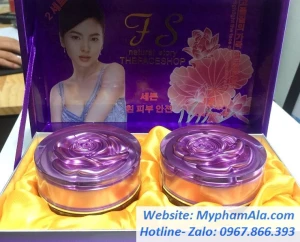 Bộ mỹ phẩm trị nám, tàn nhang, dưỡng trắng da The Face Shop Tím (2in1)