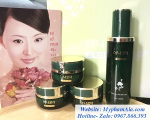 BỘ MỸ PHẨM TRỊ NÁM, TÀN NHANG, LÀM TRẮNG DA HOA CÚC CON BƯỚM MÀU XANH (Mẫu mới)