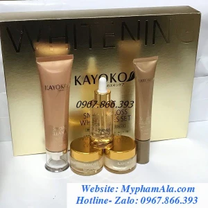 BỘ MỸ PHẨM TRỊ NÁM, TÀN NHANG, TRẮNG DA CAO CẤP KAYOKO VÀNG 5IN1