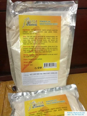 BỘT ĐẮP MẶT NẠ TINH CHẤT VÀNG 24K- ITALY
