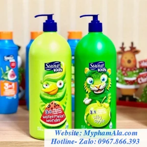 DẦU TẮM GỘI 3 IN 1 SUAVE KIDS