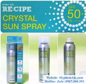 KEM CHỐNG NẮNG DẠNG XỊT CRYSTAL SUN SPRAY SPF 50 PA