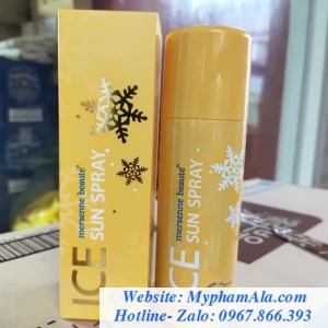 KEM CHỐNG NẮNG DẠNG XỊT ICE SUN SPRAY MERSENNE BEAUTE 100ML