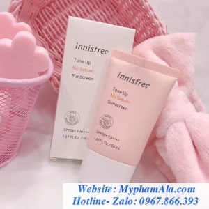 KEM CHỐNG NẮNG INNISFREE TONE UP NO SEBUM SPF 50 / PA