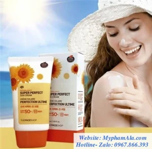 KEM CHỐNG NẮNG TINH CHẤT MẦM HOA HƯỚNG DƯƠNG SUPER PERFECT SUN CREAM SPF 50, PA THE FACE SHOP