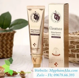 KEM DƯỠNG TINH CHẤT SỮA LỪA BAN NGÀY CLEOMEE SHINY QUEEN S MILKY CREAM