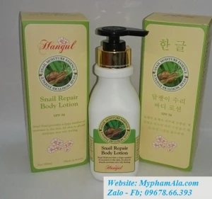 KEM DƯỠNG TRẮNG DA MẶT VÀ TOÀN THÂN CHIẾT XUẤT TỪ DỊCH ỐC SÊN HANGUL SNAIL REPAIR BODY LOTION