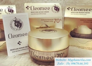 KEM DƯỠNG TRẮNG TÁI TẠO DA CHIẾT XUẤT SỮA LỪA CLEOMEE MOISTURE REPAIR CREAM