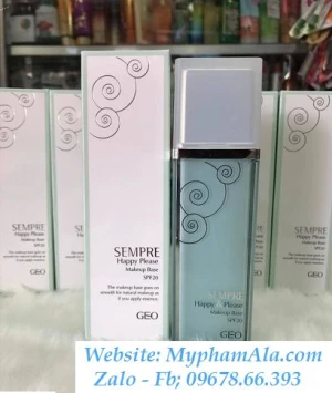 KEM LÓT TRANG ĐIỂM GEO SEMPRE HAPPY & PLEASE MAKEUP BASE SPF20 40ML