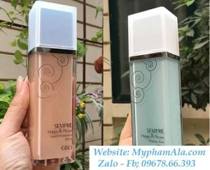 KEM NỀN TRANG ĐIỂM GEO SEMPRE HAPPY & PLEASE LIQUID FOUNDATION