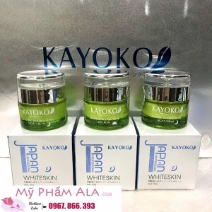 KEM TRỊ NÁM KAYOKO XANH 3IN1 DƯỠNG TRẮNG DA